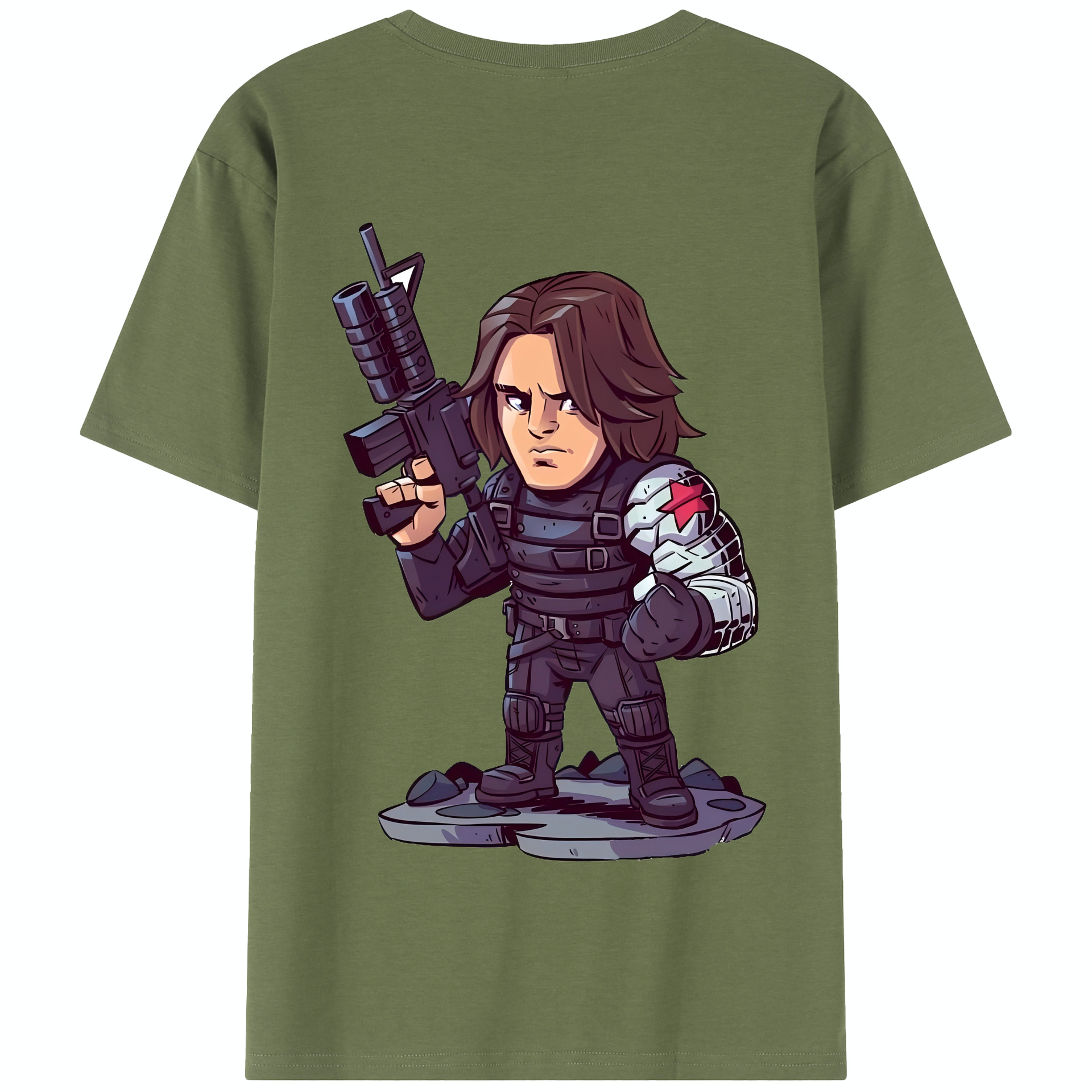 （画像用） アベンジャーズ The Avengers 綿100％半袖Tシャツ（背面プリント）